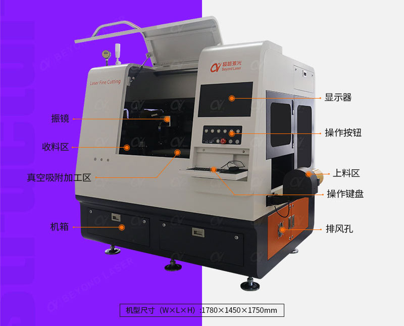 FPC覆蓋膜單頭自動(dòng)切割機結構