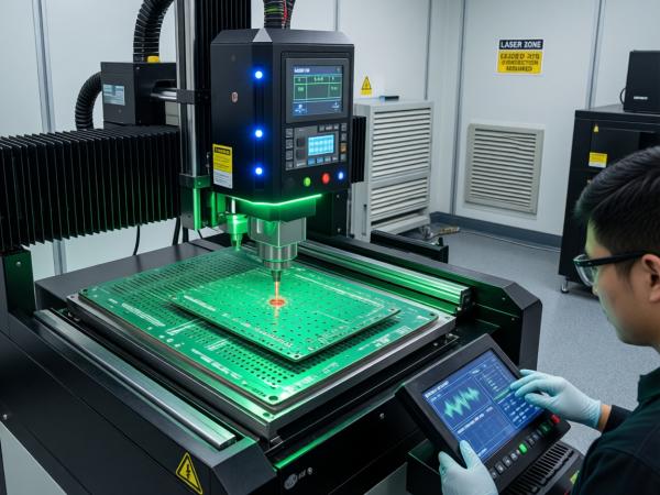 PBA板綠光皮秒激光微孔加工 (7)