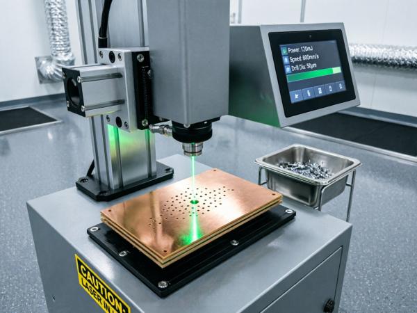 線路板綠光皮秒激光鉆孔 (7)